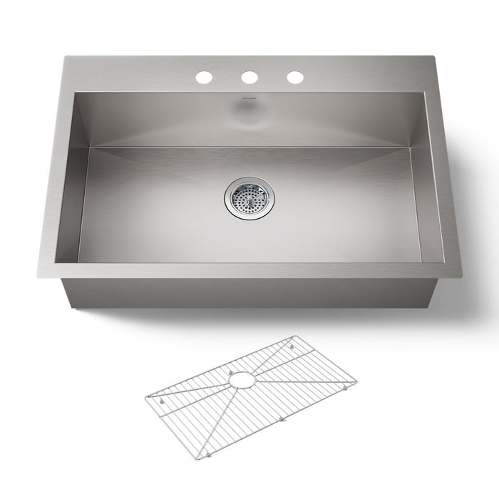 Kohler Vault 33" top-/undermount single-bowl kitchen sink