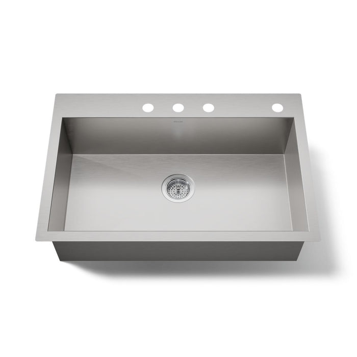 Kohler Vault 33" top-/undermount single-bowl kitchen sink