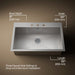 KOHLER K-3821-3 Vault 33" top-/undermount single-bowl kitchen sink