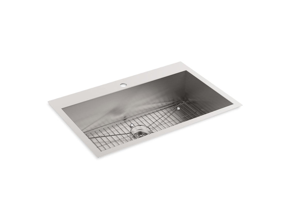 KOHLER K-3821-1 Vault 33" top-/undermount single-bowl kitchen sink