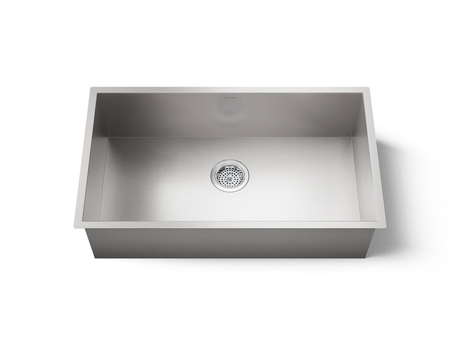KOHLER K-3821 Vault 32" undermount single-bowl large kitchen sink
