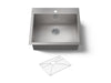 Kohler Vault 25" top-/undermount single-bowl kitchen sink