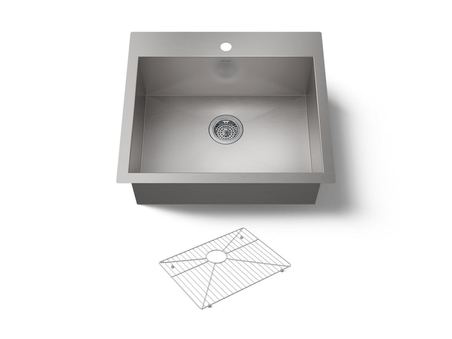Kohler Vault 25" top-/undermount single-bowl kitchen sink
