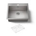 Kohler Vault 25" top-/undermount single-bowl kitchen sink