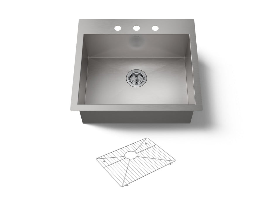 Kohler Vault 25" top-/undermount single-bowl kitchen sink
