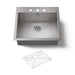 Kohler Vault 25" top-/undermount single-bowl kitchen sink