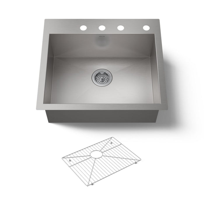 Kohler Vault 25" top-/undermount single-bowl kitchen sink