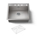Kohler Vault 25" top-/undermount single-bowl kitchen sink