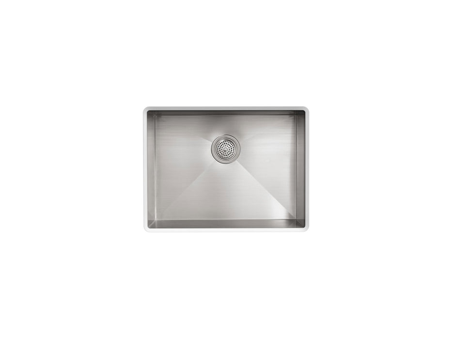 KOHLER K-3822-4 Vault 25" top-/undermount single-bowl kitchen sink