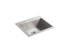 KOHLER K-3822-1 Vault 25" top-/undermount single-bowl kitchen sink