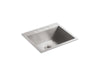 KOHLER K-3822-3 Vault 25" top-/undermount single-bowl kitchen sink