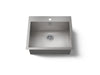KOHLER K-3822-1 Vault 25" top-/undermount single-bowl kitchen sink