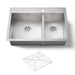 Kohler Vault 33" top-/undermount double-bowl kitchen sink