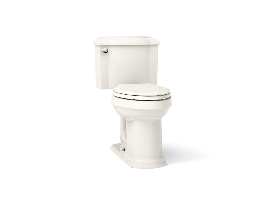 KOHLER K-3837-RA Devonshire ComForteeight Two-piece elongated 1.28 gpf chair height toilet with right-hand trip lever