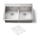 Kohler Vault Smart Divide 33" top-/undermount double-bowl kitchen sink