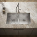 KOHLER K-3838-3 Vault Smart Divide 33" top-/undermount double-bowl kitchen sink