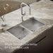 Kohler Vault Smart Divide 33" top-/undermount double-bowl kitchen sink