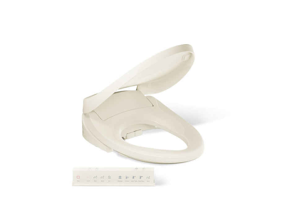 KOHLER K-38392 PureWash E860 Dual-Wand Elongated bidet toilet seat with remote control