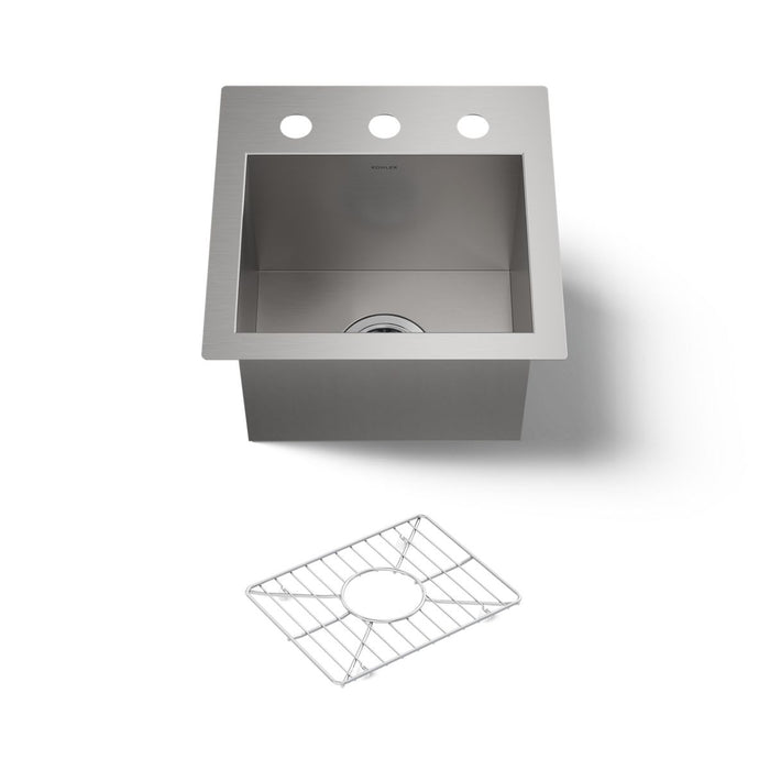 Kohler Vault 15" top-/undermount bar sink
