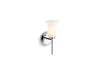 Kohler Bellera One-light sconce with frosted shade