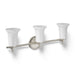 KOHLER K-38406-SC03 Bellera Three-light sconce with frosted shades