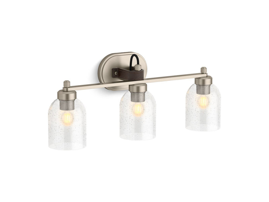 Kohler Tannage Three-light sconce