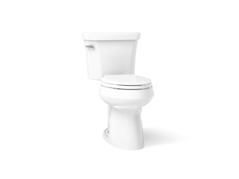 KOHLER K-3889 Highline Two-piece elongated toilet, 1.28 gpf - White