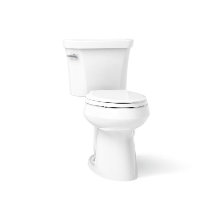 KOHLER K-3889 Highline Two-piece elongated toilet, 1.28 gpf - White