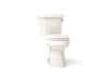 KOHLER K-3889-RA Highline Two-piece elongated toilet, 1.28 gpf - Biscuit