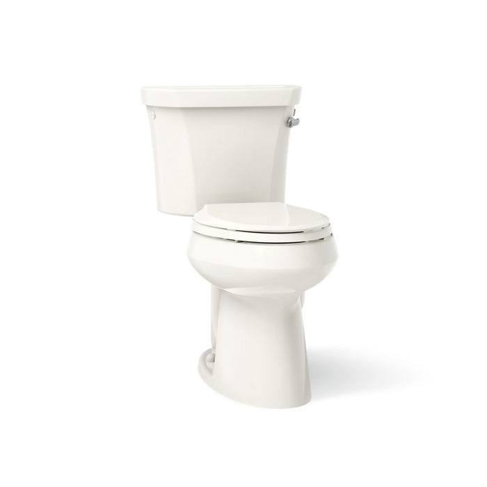 KOHLER K-3889-RA Highline Two-piece elongated toilet, 1.28 gpf - Biscuit