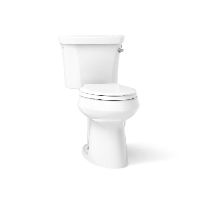 KOHLER K-3889-RA Highline Two-piece elongated toilet, 1.28 gpf - White