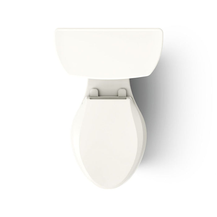 KOHLER K-3889-RZ Highline Two-piece elongated toilet, 1.28 gpf, biscuit - view 5
