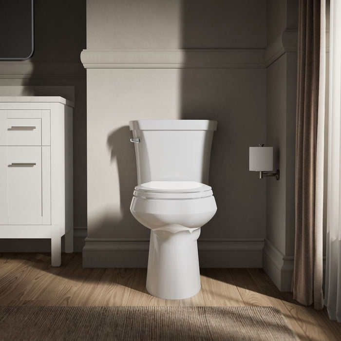 KOHLER K-3889-T Highline Two-piece elongated toilet, 1.28 gpf