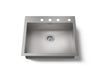 Kohler Vault 25" top-/undermount single-bowl kitchen sink