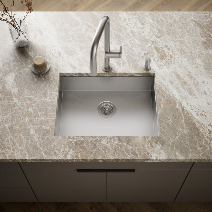 KOHLER K-3894-4 Vault 25" top-/undermount single-bowl kitchen sink