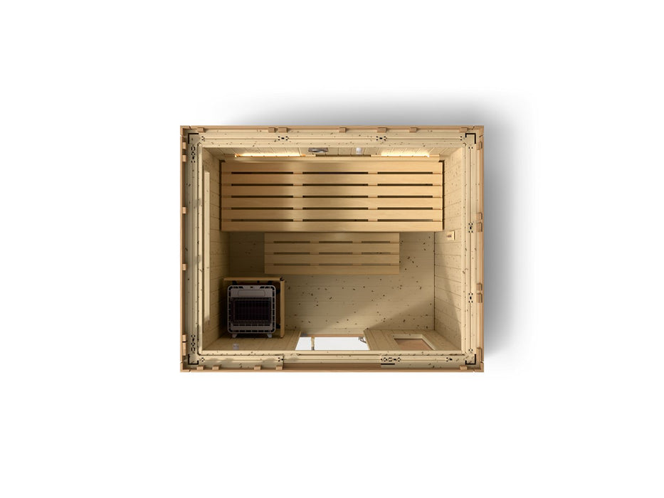 KOHLER K-39167-1FNC C2 Three-person outdoor sauna