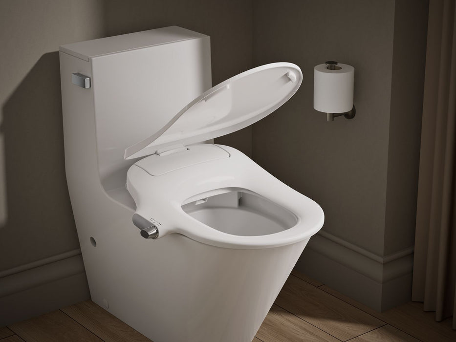 KOHLER K-39224 PureWash M325 D-shaped Manual Bidet Toilet Seat