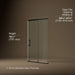 3/4 view of product with dimensions
