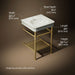 3/4 view of product with dimensions