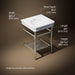 3/4 view of product with dimensions