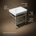 3/4 view of product with dimensions