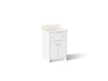 KOHLER K-39305 Claude 24" bathroom vanity cabinet with sink and quartz top