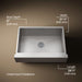 KOHLER K-3936 Vault 29-1/2" undermount single-bowl farmhouse kitchen sink