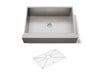 KOHLER Vault 29-1/2" undermount single-bowl farmhouse kitchen sink