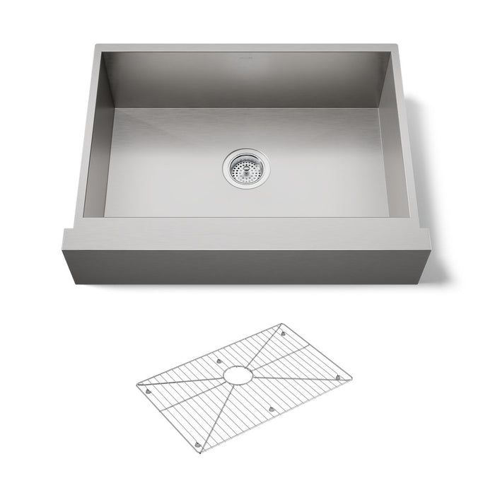 KOHLER Vault 29-1/2" undermount single-bowl farmhouse kitchen sink