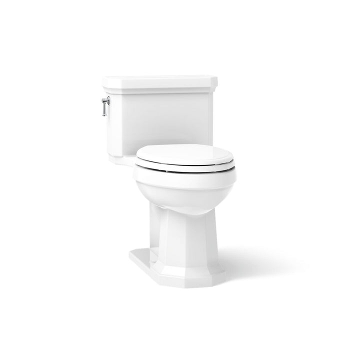 KOHLER K-3940 Kathryn One-piece compact elongated toilet with concealed trapway, 1.28 gpf, white - view 5