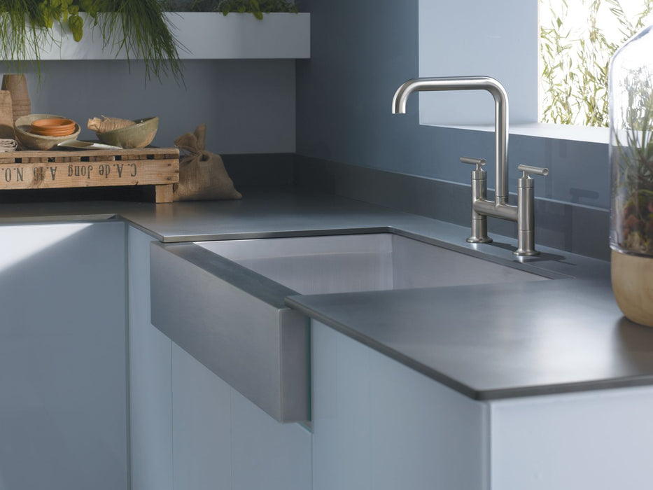 KOHLER K-3943 Vault 35-1/2" undermount single-bowl farmhouse kitchen sink