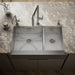 KOHLER K-3945 Vault Smart Divide 35-1/2" undermount double-bowl farmhouse kitchen sink