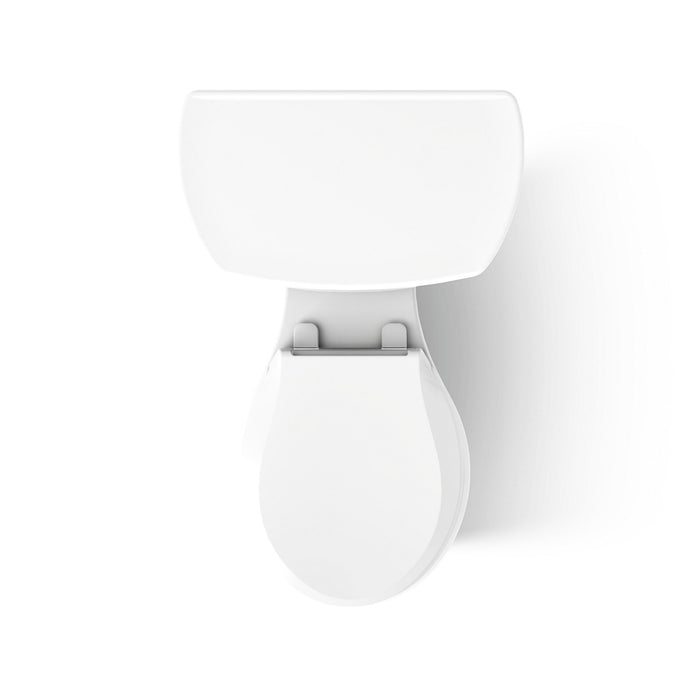 KOHLER K-3947 Wellworth Two-piece round-front toilet, 1.28 gpf, left - view 3