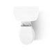 KOHLER K-3947 Wellworth Two-piece round-front toilet, 1.28 gpf, left - view 3